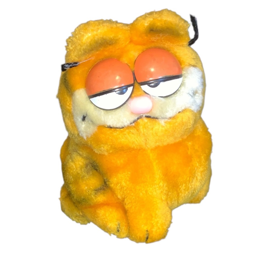 Vintage Garfield Plush 1981 Dakin Sitting Cat Stuffed Animal
